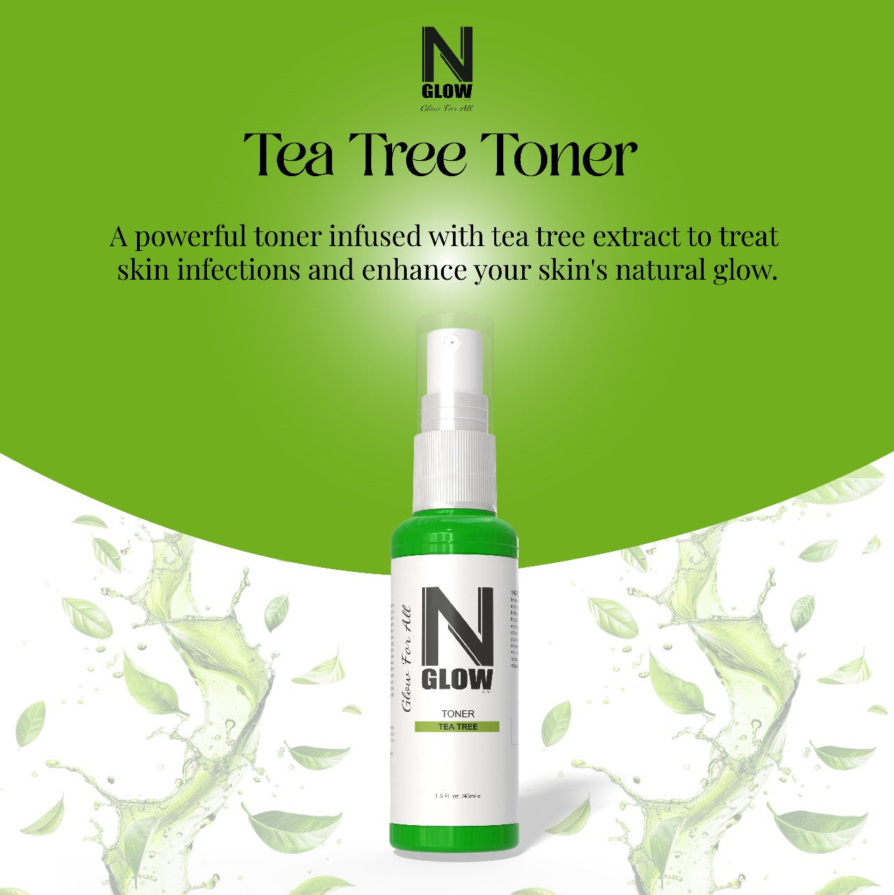 Tea Tree Oil Face Toner – Acne-Fighting & Pore-Tightening Formula