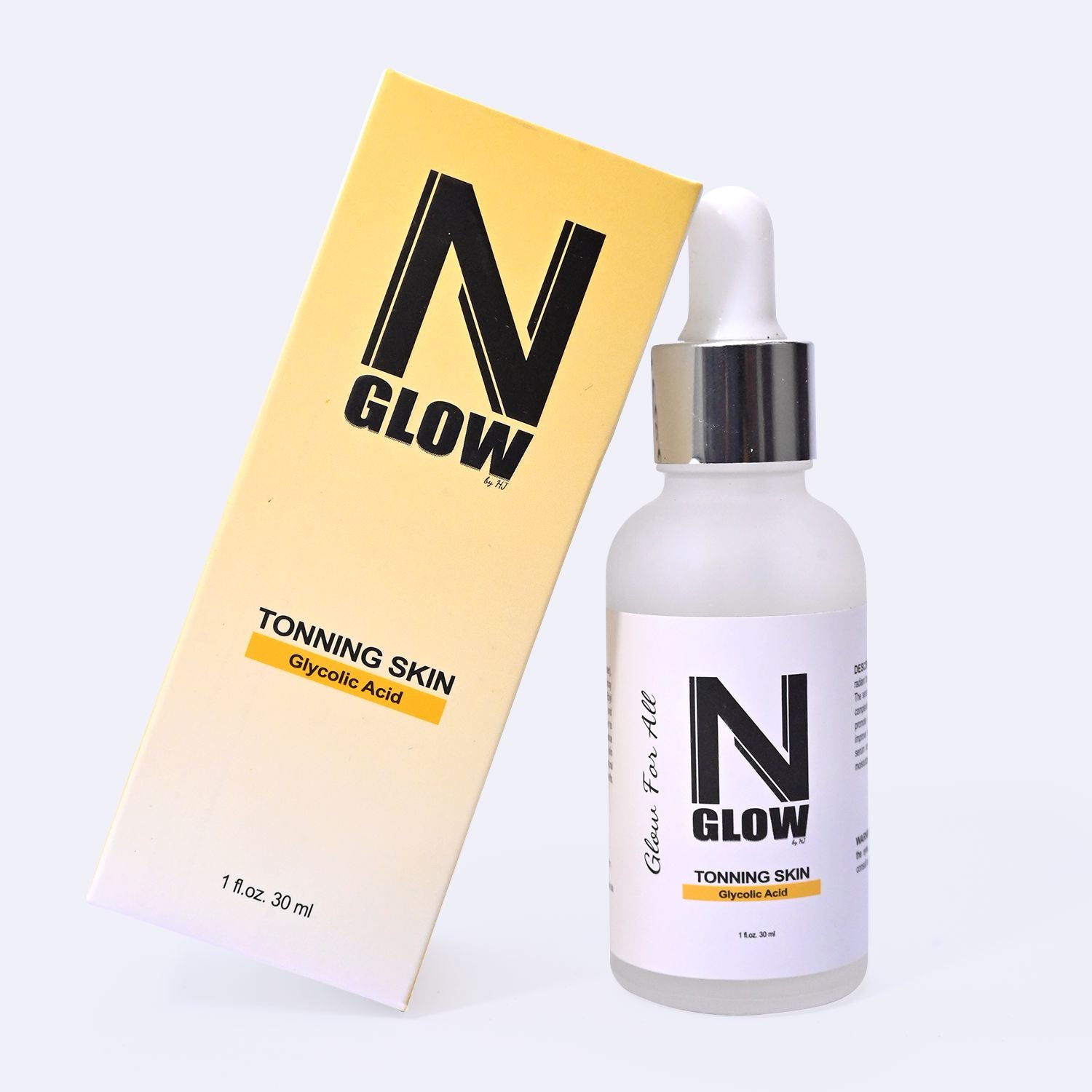 Glycolic Acid + VIT B5 Serum – Exfoliate, Hydrate & Renew Skin NGlow 